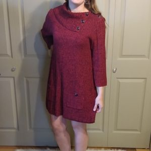 🌻Style&Co Button Collar 3/4 Sleeve Sweater